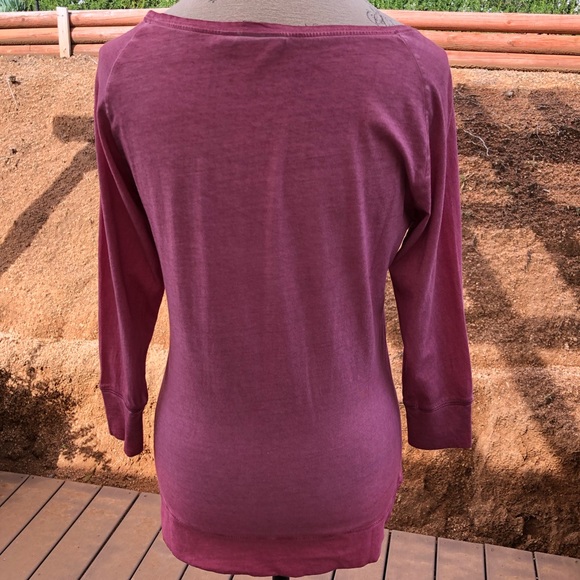 Kappahl Mauve/Gold XS Graphic Tee Gorgeous Color - Picture 6 of 7